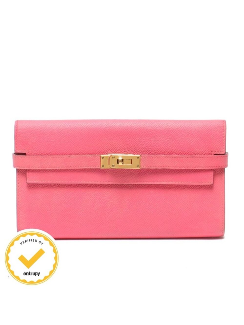 Hermes Wallet Gold Kelly